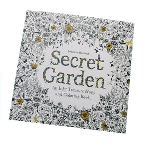 24 Pages Secret Garden English Edition Coloring Book For Children Adult Relieve Stress Kill Time Painting Drawing Book